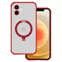 TEL PROTECT Magical phone case with stand and MagSafe support for iPhone 12 red