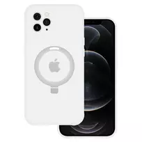 TEL PROTECT Magical phone case with stand and MagSafe support for iPhone 11 Pro Max silver