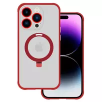 TEL PROTECT Magical phone case with stand and MagSafe support for iPhone 14 Pro, red