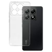 Toptel Ultra Clear 1mm Case for Xiaomi 14T Pro, Transparent
