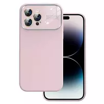 Toptel Soft Silicone Lens phone case for iPhone 12 pink