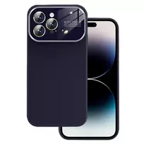 Toptel Soft silicone lens case for iPhone 14 Pro, purple