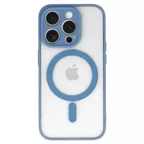 Toptel Acrylic Color phone case with MagSafe support for iPhone 14 Pro blue
