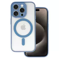 Toptel Acrylic Color phone case with MagSafe support for iPhone 16 blue