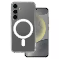 Toptel Acrylic MagSafe Case for Samsung Galaxy S25, transparent