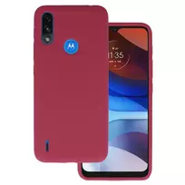 Toptel Silicone Lite Case for Motorola Moto E7 Power/E7i Power in burgundy