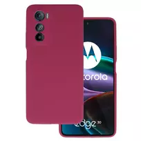 Toptel Silicone Lite Case for Motorola Edge 30 in burgundy