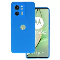 Toptel Silicone Lite Case for Motorola Edge 40 5G in blue