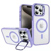 TEL PROTECT Kickstand phone case with stand and MagSafe support for iPhone 11 purple