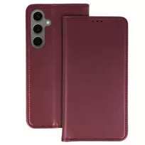 Toptel Smart Magneto Case for Samsung Galaxy S24 Plus in burgundy