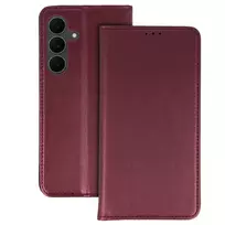 Toptel Smart Magneto Case for Samsung Galaxy S25 FE in burgundy