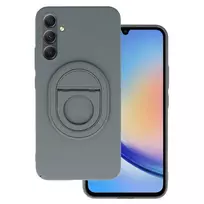 TEL PROTECT Magnetic Ellipse Case for Samsung Galaxy A34 5G, grey