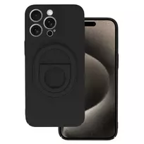 TEL PROTECT Magnetic Ellipse phone case for iPhone 15 Pro Max, black