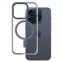Amazing Thing Titan Pro phone case with MagSafe support for iPhone 15 Pro blue