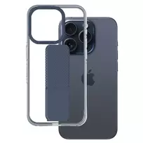 Amazing Thing Titan Pro Holder phone case with stand for iPhone 15 Pro Max navy