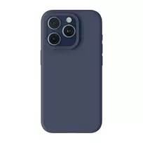 Amazing Thing Smoothie phone case with MagSafe support for iPhone 15 Pro Max, navy blue