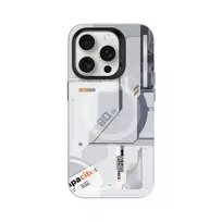 Benks Magnetic Mecha Series phone case for iPhone 15 Pro Max white