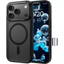 Benks Magnetic Mist Metal Frame phone case for iPhone 17 Pro Max black