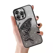TEL PROTECT Butterfly Water phone case for iPhone 16 Plus black