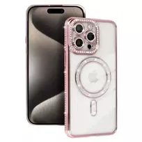 Toptel Bling phone case with MagSafe support for iPhone 14 Pro, pink