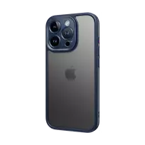 Rock Guard Touch Matte Series phone case for iPhone 16 Pro Max blue