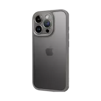 Rock Guard Touch Matte Series phone case for iPhone 16 Pro Max gray