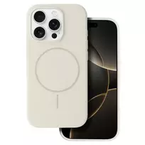 Toptel Slim Silicone phone case with MagSafe support for iPhone 15 Pro Max gray