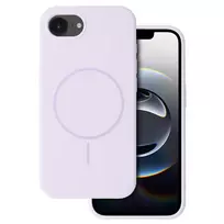 Toptel Slim Silicone phone case with MagSafe support for iPhone 16e purple