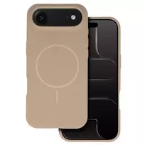 Toptel Slim Silicone phone case with MagSafe support for iPhone 17 Air, brown