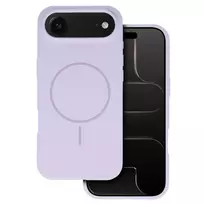 Toptel Slim Silicone phone case with MagSafe support for iPhone 17 Air purple