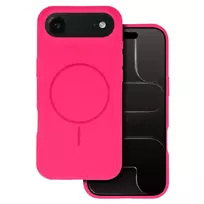 Toptel Slim Silicone phone case with MagSafe support for iPhone 17 Air pink