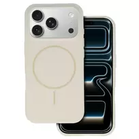 Toptel Slim Silicone phone case with MagSafe support for iPhone 17 Pro gray
