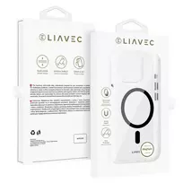 Liavec Glossy phone case with MagSafe support for iPhone 14 Pro, black