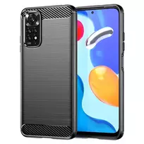 Toptel Carbon Case for Xiaomi Redmi Note 11/Note 11S, black