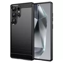 Toptel Carbon Case for Samsung Galaxy S24 Ultra in black