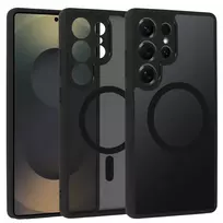 Toptel Full Matte Mag Cover for Samsung Galaxy S25 Ultra in black