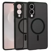 Toptel Full Matte Mag Cover for Samsung Galaxy S25 Edge, black