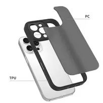 Toptel Full Matte Mag Cover for Realme 15/15 Pro 5G, black