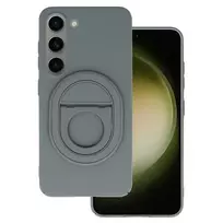 TEL PROTECT Magnetic Ellipse Case for Samsung Galaxy S23, grey