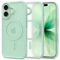 Tech-Protect MAGMAT phone case with MagSafe support for iPhone 17 green