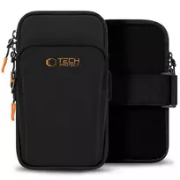 Tech-Protect M7 Universal Sport Armband Black/Orange