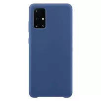 Hurtel Silicone Case, Soft Flexible Rubber Cover for Samsung Galaxy S21 Ultra 5G, Dark Blue