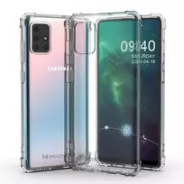 Wozinsky Durable, anti-shock case with military-grade protection for the Samsung Galaxy A72 4G, transparent