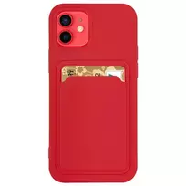 Hurtel Red book-style card case for iPhone 12 Pro Max