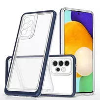Hurtel Clear 3-in-1 Case for Samsung Galaxy A13 5G with Gel Frame, Blue