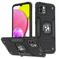 Wozinsky Ring Armor case for Samsung Galaxy A03, armored cover with magnetic holder, black