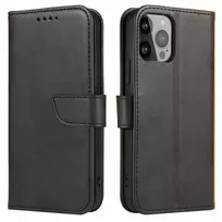 Hurtel Magnetic Case Cover for TCL 20 SE - Flip Cover Wallet Stand, Black