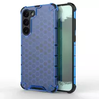 Hurtel Honeycomb case for Samsung Galaxy S23+ armored hybrid cover, blue