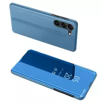 Hurtel Clear View Case cover for Samsung Galaxy S23+ flip cover in blue