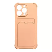 Hurtel Card Armor book-style phone case for iPhone 13 Mini, pink